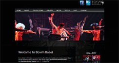 Desktop Screenshot of bovimballet.com
